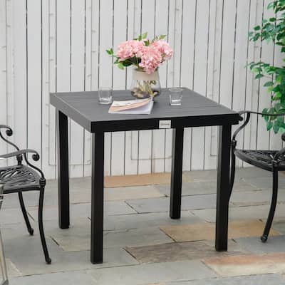 Outsunny Outdoor Dining Table for 4 Person,without chairs