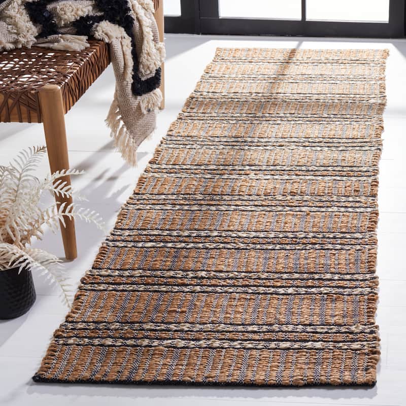 SAFAVIEH Handmade Natural Fiber Marharita Geometric Seagrass Rug