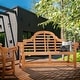 preview thumbnail 3 of 5, Chic Teak Lutyens Teak Wood Outdoor Garden & Patio Double Bench