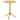 SAFAVIEH Outdoor Living Stella Round Bistro Table - 24" W x 24" D x 30" H