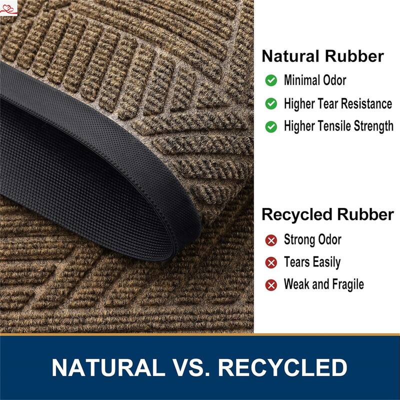 2 pack Welcome Floor Mats for Indoor Outdoor Entry