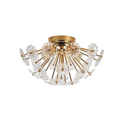 Gold Flush Mount Ceiling Light