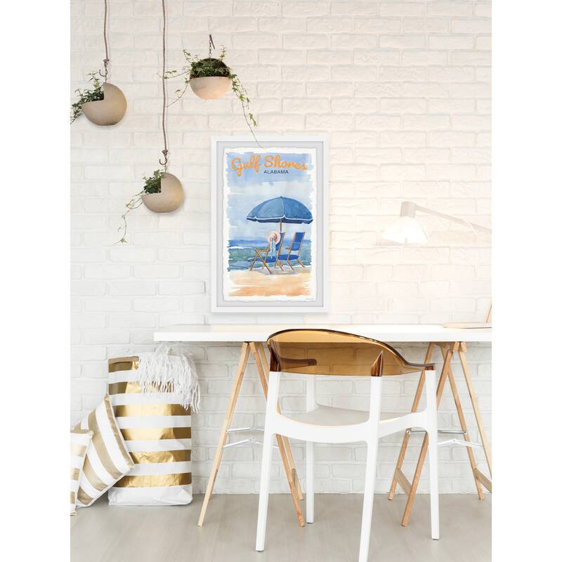 'Gulf Shores' Framed Painting Print