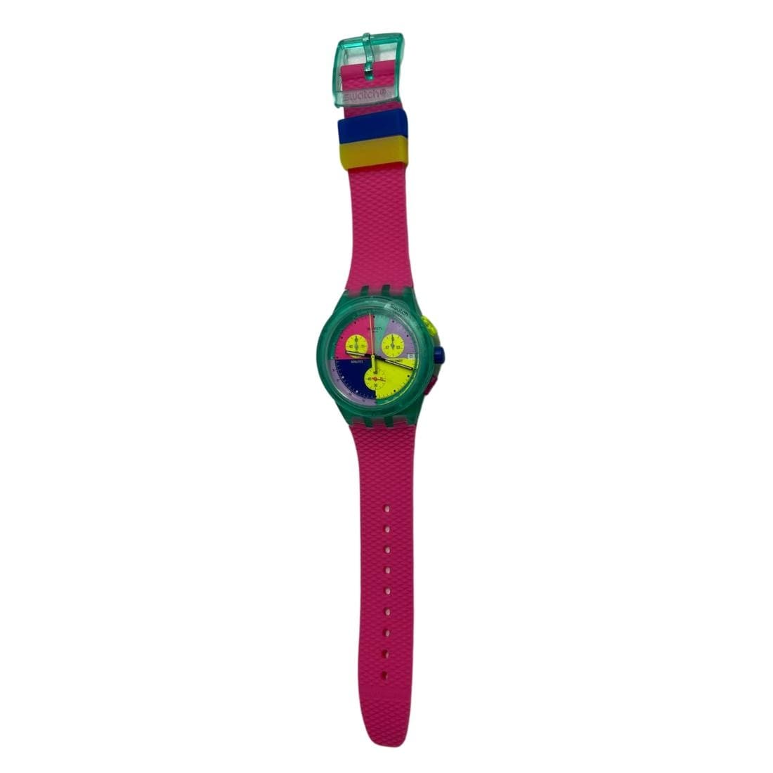 Unisex Neon Flash Arrow Adjustable Analog Quartz Watch, 42mm, Multicolor