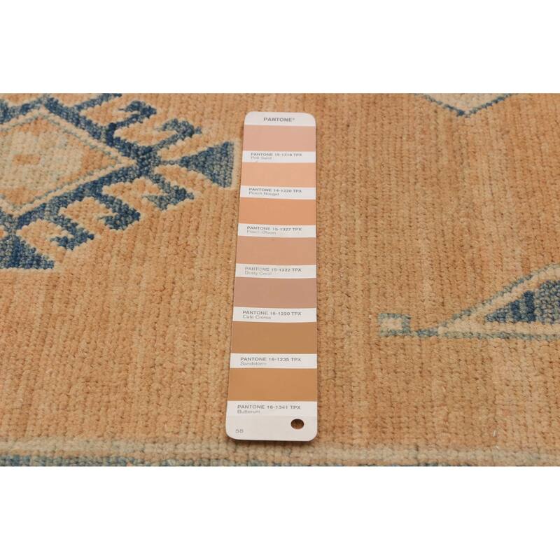 ECARPETGALLERY Hand-knotted Finest Ghazni Copper Wool Rug - 6'5 x 10'0