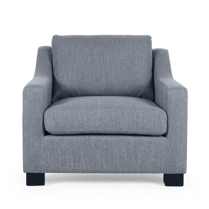 Halevy Contemporary Upholstered Club Chair by Christopher Knight Home