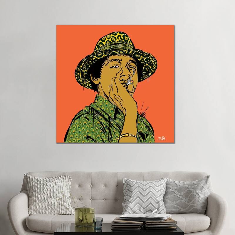 iCanvas "Obama Joint" by TECHNODROME1 Canvas Print