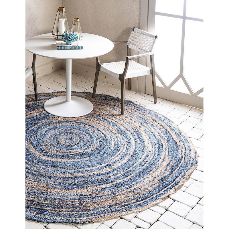 Braided Slin Collection Area Rug