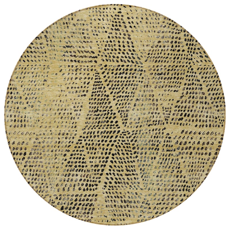 HomeRoots Geometric Transitional Rectangle Outdoor Rug