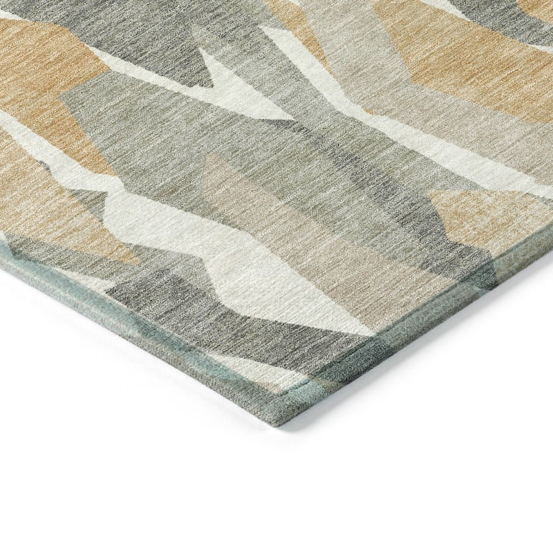 Machine Washable Indoor/ Outdoor Contemporary Dylan Chantille Rug