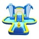 preview thumbnail 5 of 5, 6-In-1 Inflatable Slide Water Park Combines a Slide, Trampoline, Bouncing House, Dolphin Sprinkler, Target Games, Water Gun