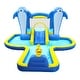 preview thumbnail 5 of 5, 6 In1 Inflatable Slide Water Park Trampoline Bouncing House Garden Dolphin Sprinkler & Target Games & Water Gun & Basketball