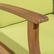 preview thumbnail 3 of 23, Perla Outdoor Acacia Wood Club Chair (Set of 2) by Christopher Knight Home