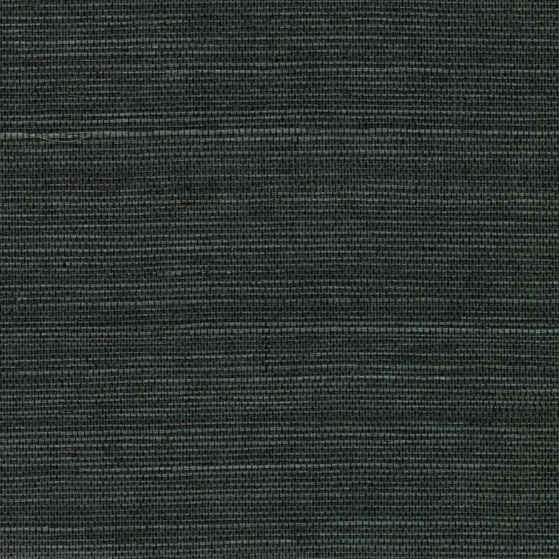 Advantage A-Street Prints Kowloon Charcoal Sisal Grasscloth Wallpaper - 36in x 288in x 16.025in