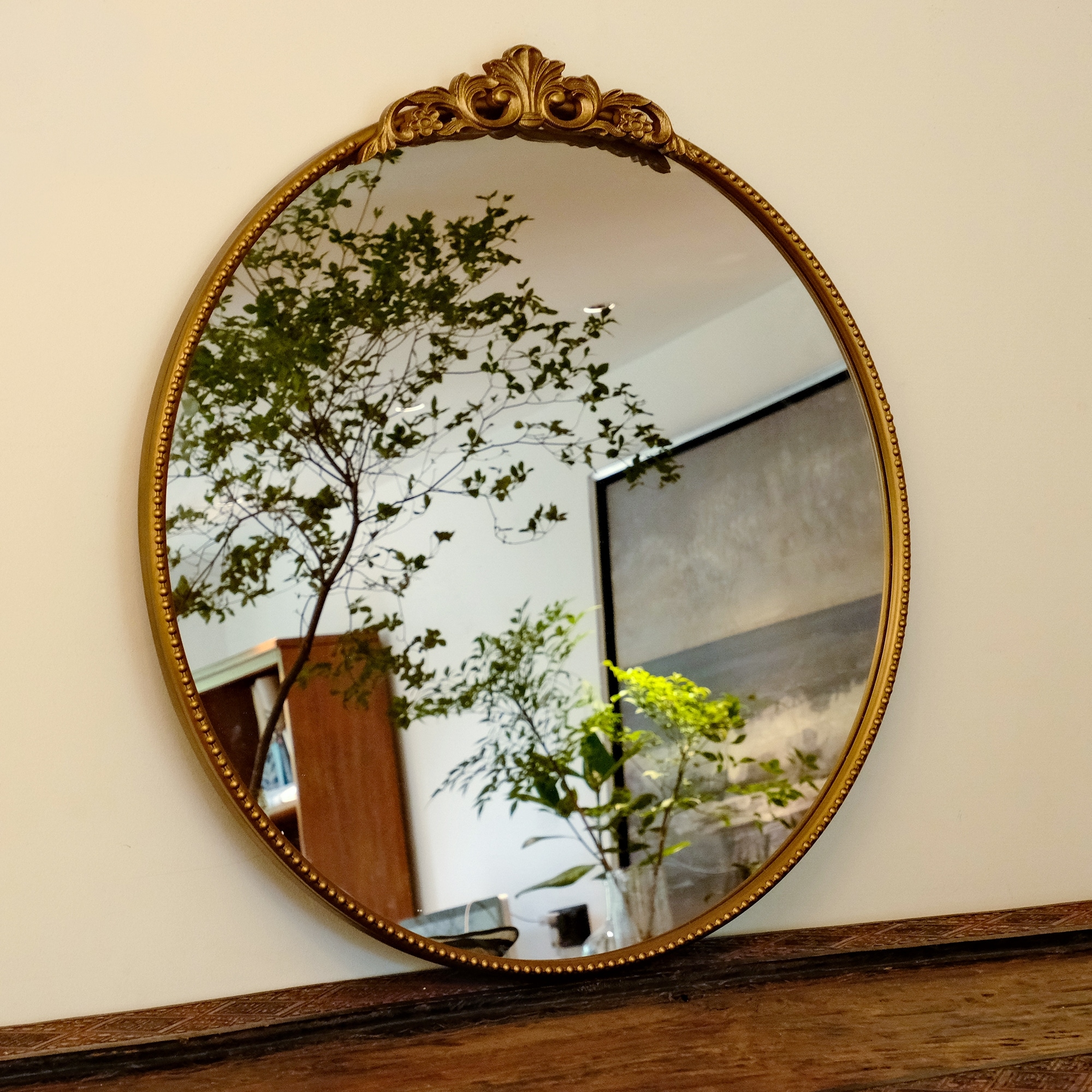 Ornate Wall Mirror Baroque Vintage Mirror - Overstock - 41179178