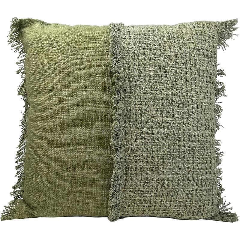 JoJo Fletcher Set of 2 20" x 20" Cotton Decorative Pillow Covers