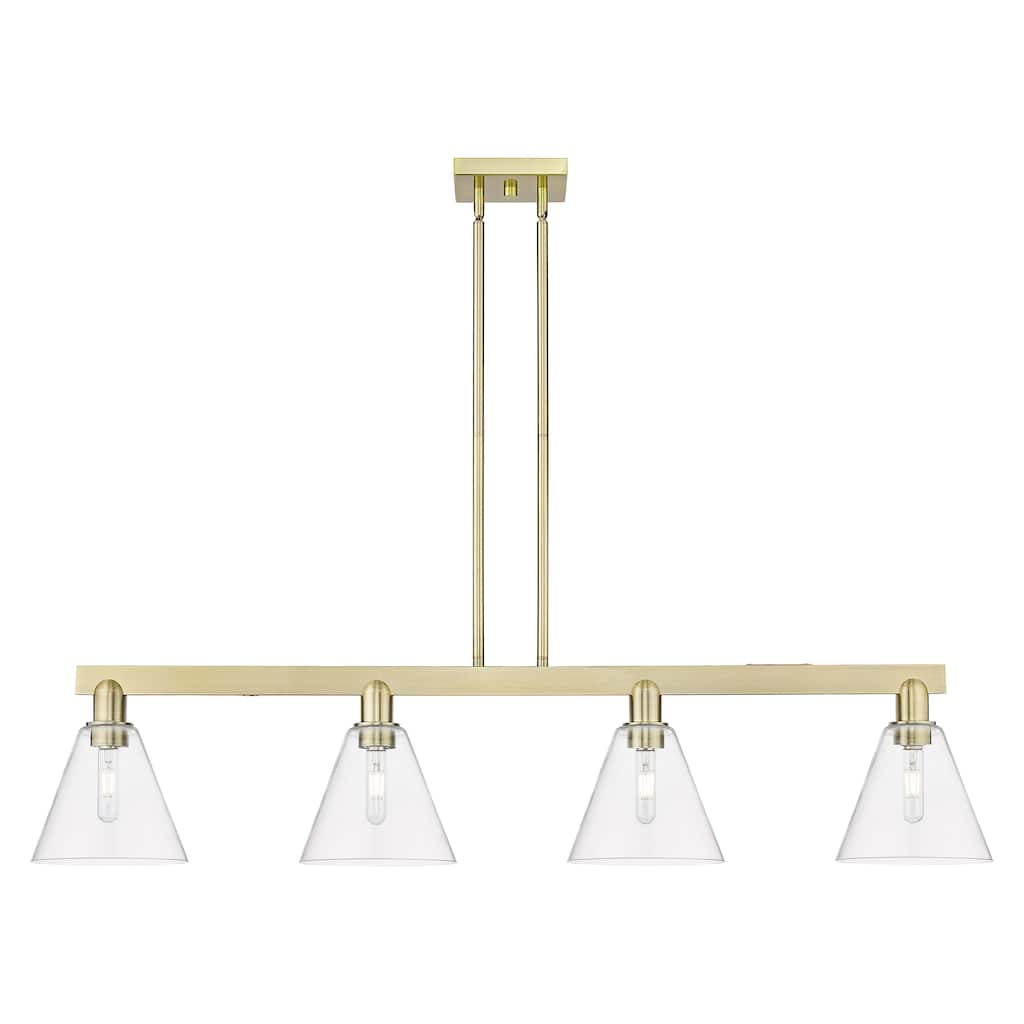 Innovations Lighting Endless Possibilities Arcadia - Berkshire Glass - 4 Light 51" Stem Hung Island Light