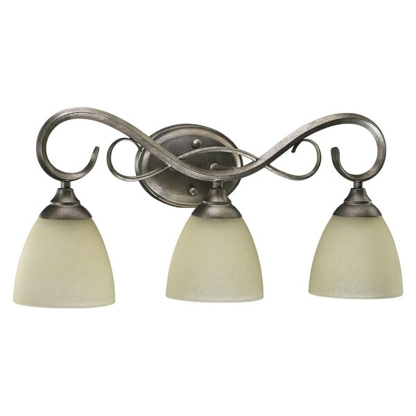 Quorum International 5108-3 Powell 3 Light Bathroom Vanity Light
