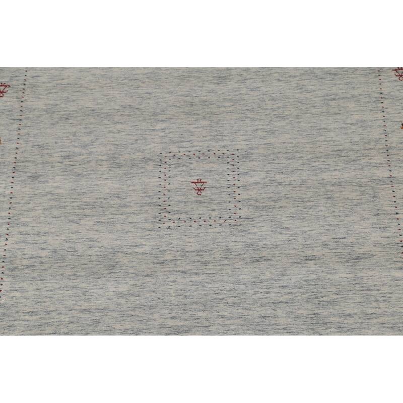 Tribal Gabbeh Oriental Area Rug Handmade Wool Carpet - 8'0"x 9'11"