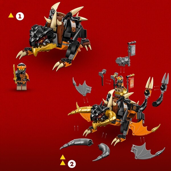 NINJAGO Cole's Earth Dragon EVO 71782 Building Toy Set - Bed Bath