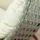 preview thumbnail 29 of 128, LeisureMod Modern 2-Person Egg Hanging Swing Chair with Beige Wicker, Oxford Fabric Cover, Patio Hammock Lounger and Cushions