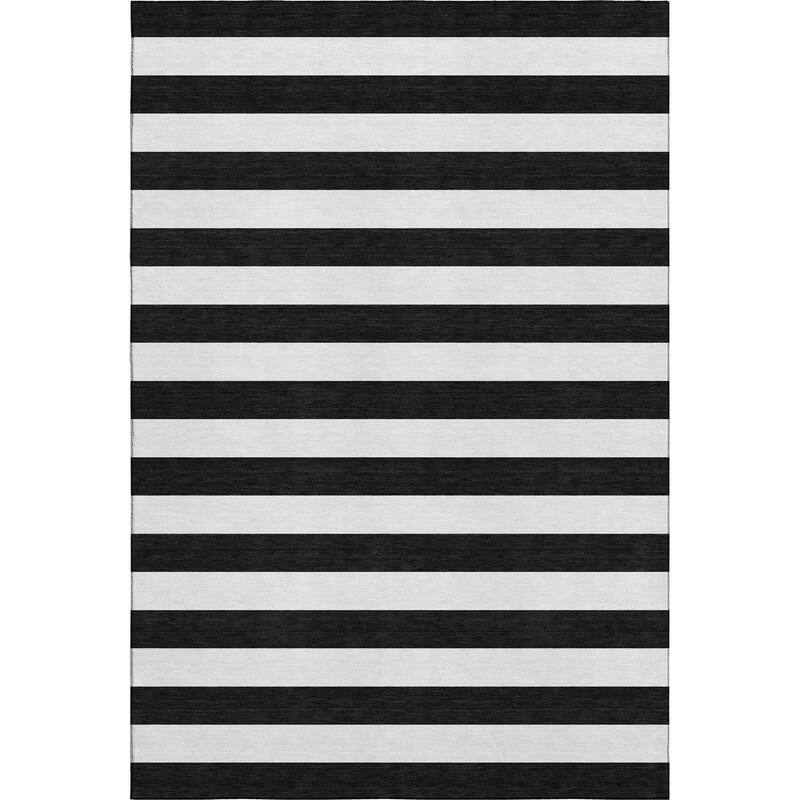 Premium Washable Super Soft Cabana Stripe Mayfield Rug