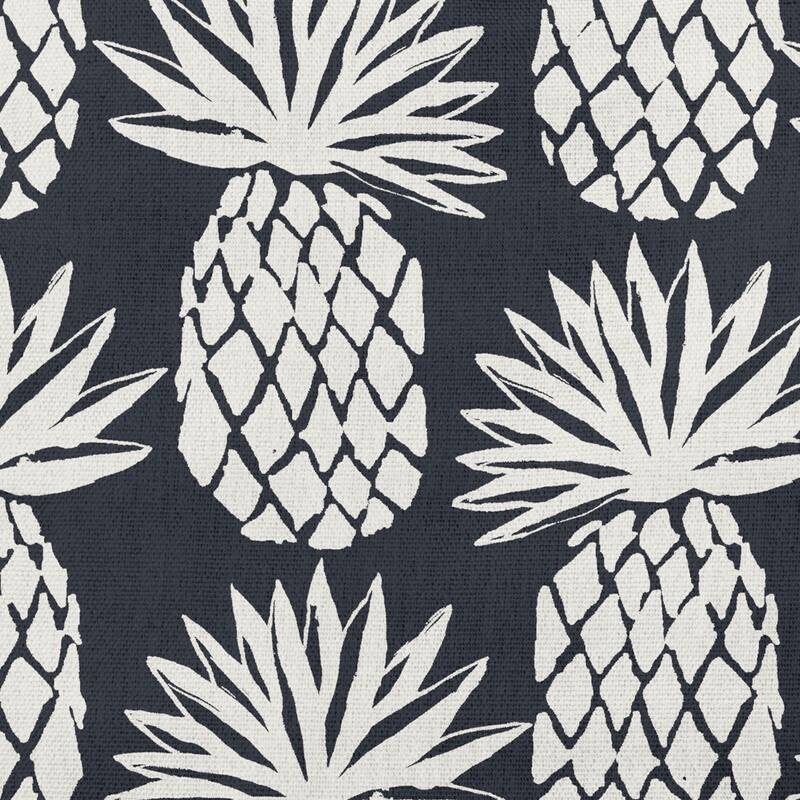 Pineapple Pattern Nautical Indoor/Outdoor Throw Pillow