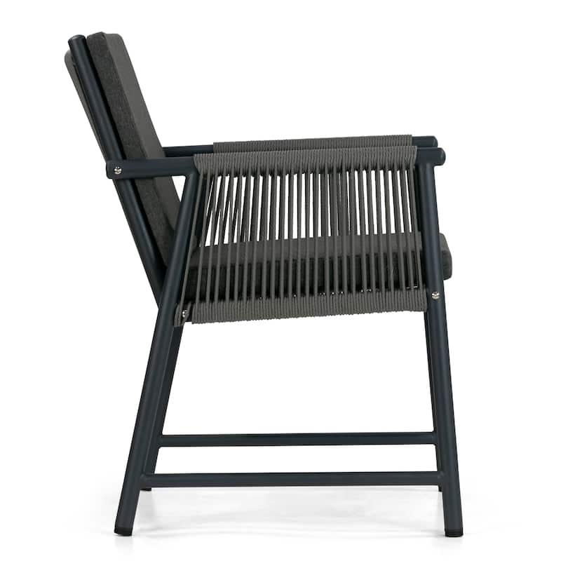 Bianca Grey Outdoor Dining 4 Seats Set