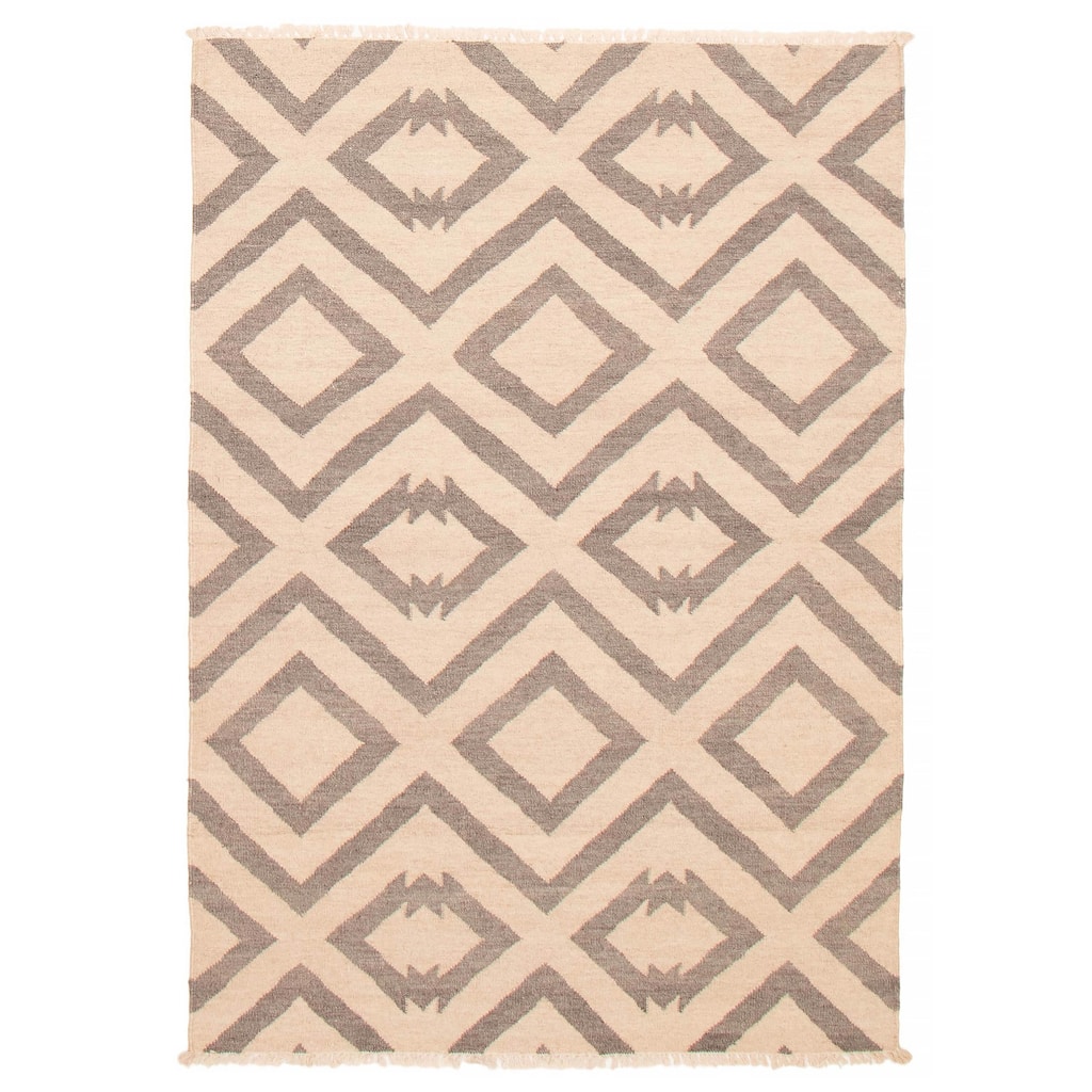 Ankara Ivory Kilim 5'0" x 7'8" - 5'0 x 7'8