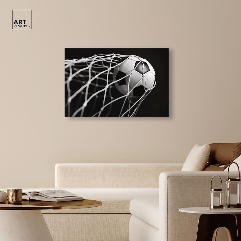 Through the Goal Canvas by Art Remedy, Gallery Wrapped