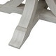 preview thumbnail 10 of 10, Farmhouse Reimagined Antique White Pedestal Table