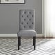 preview thumbnail 29 of 30, Roundhill Furniture Leviton Upholstered Dark Wash Wood 6-piece Dining Set