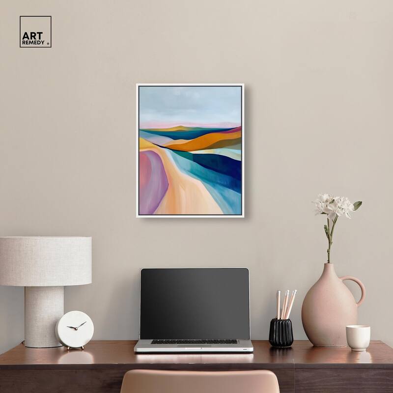 Colorful Dunes II Canvas by Art Remedy