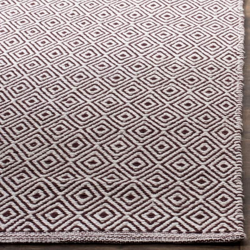 SAFAVIEH, Handmade Flatweave Montauk Brice Casual Cotton Rug