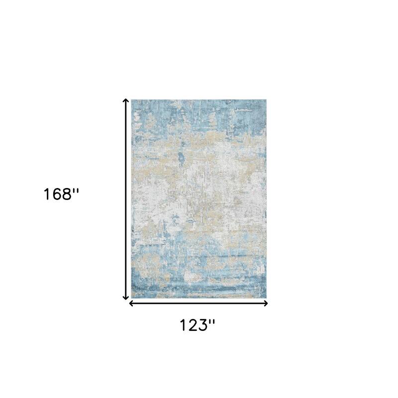 HomeRoots Abstract Contemporary Rectangle Area Rug