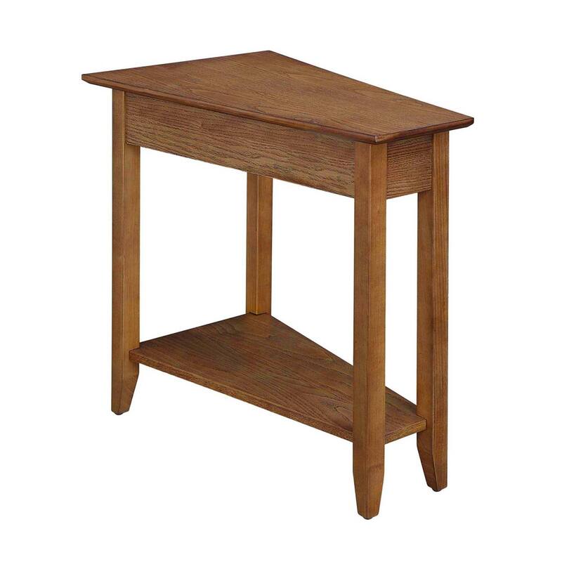 Convenience Concepts American Heritage Wedge End Table with Shelf