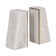 preview thumbnail 24 of 26, Modern Bookends with Marble Finish for Home or Office Decor - Set of 2, 6"