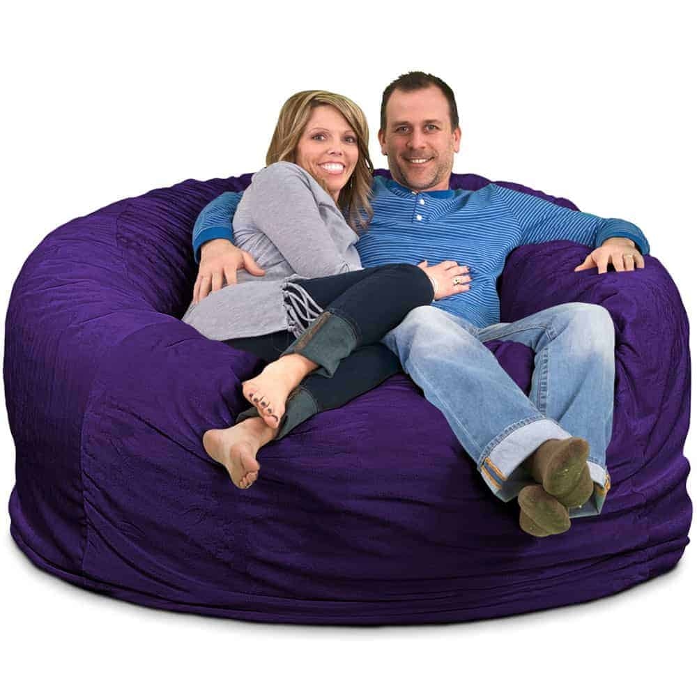 Ultimate Sack 6 ft. Bean Bag Chair in multiple colors Giant Foam