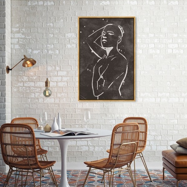 Oliver Gal 'Negative Space' People and Portraits Wall Art Framed