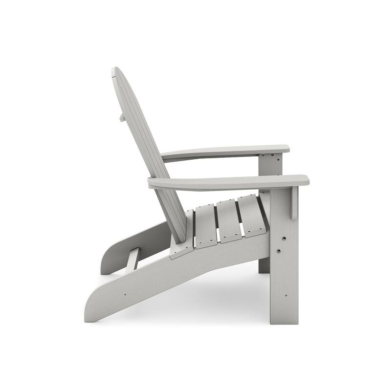 Dark Gray Adirondack Chair - Premium Hdpe Poly Lumber For Pool, Patio, And Garden Elegance