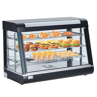 Commercial Food Warmer Display Cabinet with 3D Heating