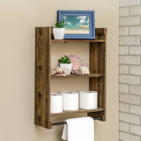 Furniture Pipeline Camelia Tiered Wall Shelf