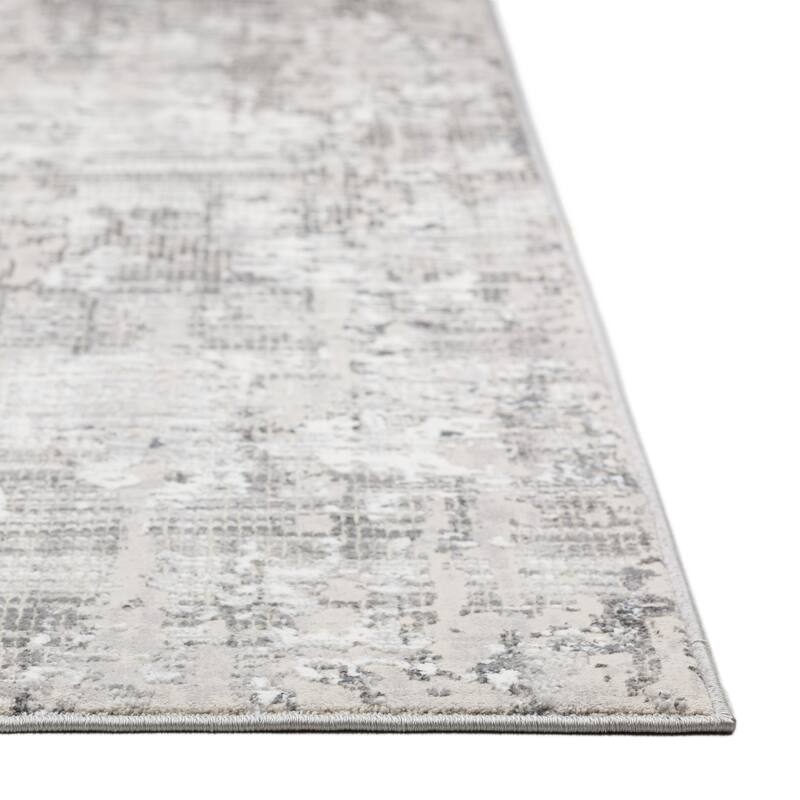Ansley Vintage Dressed Abstract Rug