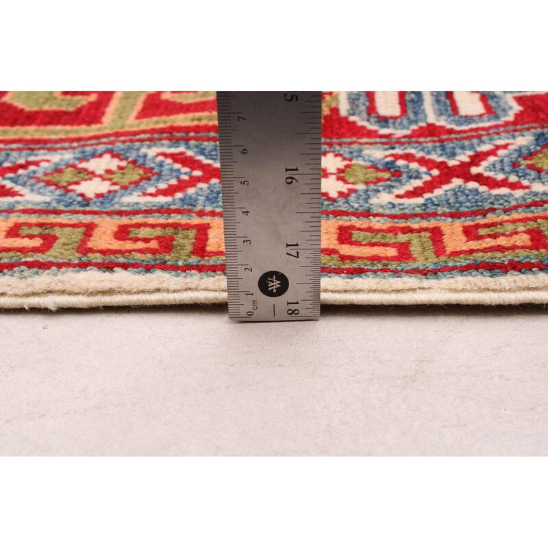 ECARPETGALLERY Hand-knotted Finest Ghazni Cream Wool Rug - 6'6 x 10'0