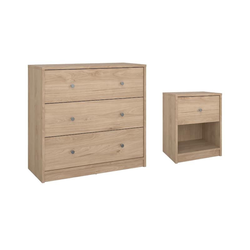 Porch & Den Zoe 2-Piece Bedroom Set - Nightstand And Chest