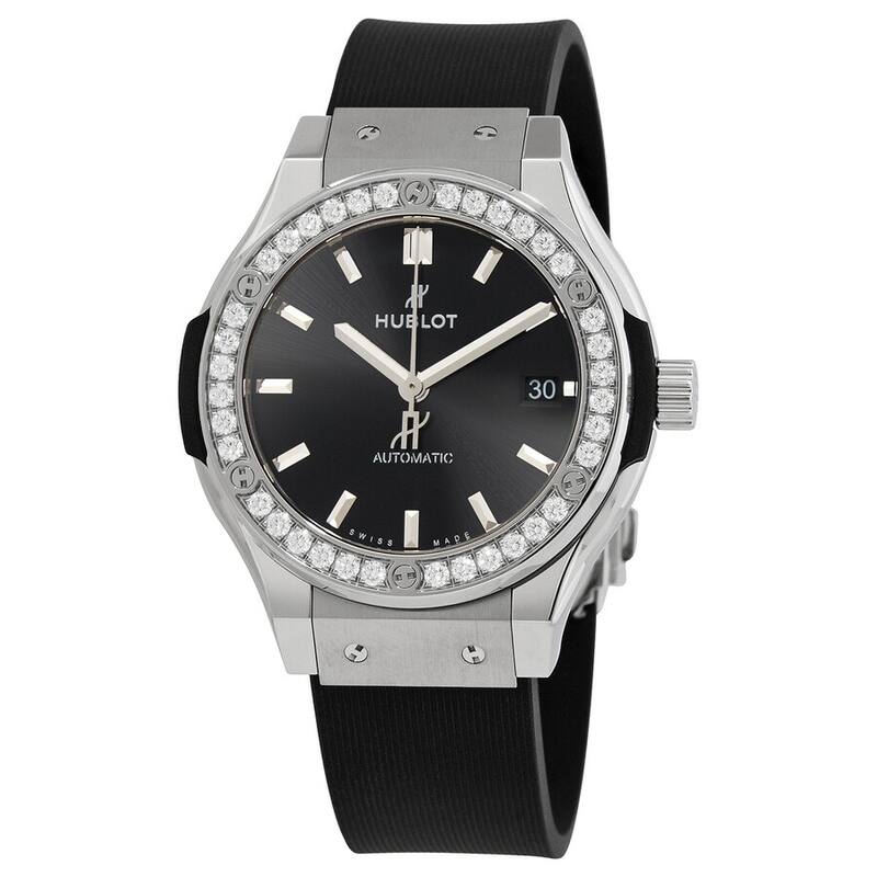 Hublot Classic Fusion Automatic Diamond Men's Watch - Black