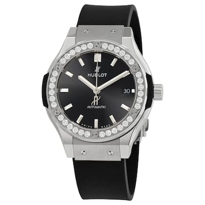 Hublot Classic Fusion Automatic Diamond Men's Watch - Black