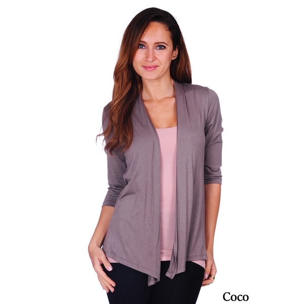 lightweight open front cardigan