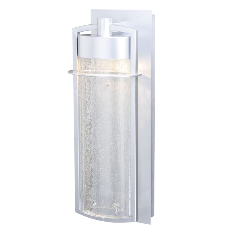 Logan 1 Light LED Cylinder Outdoor Wall Lantern Clear Glass