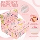 preview thumbnail 47 of 48, DoCred Kids Folding Sofa, Convertible Floor Mattress, Bed, Play Couch